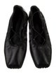 Reformation Leather Ballet Flats