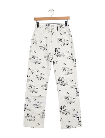 Reformation High-Rise Straight Leg Jeans