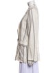 Reformation Linen Striped Blazer