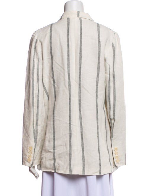 Reformation Linen Striped Blazer