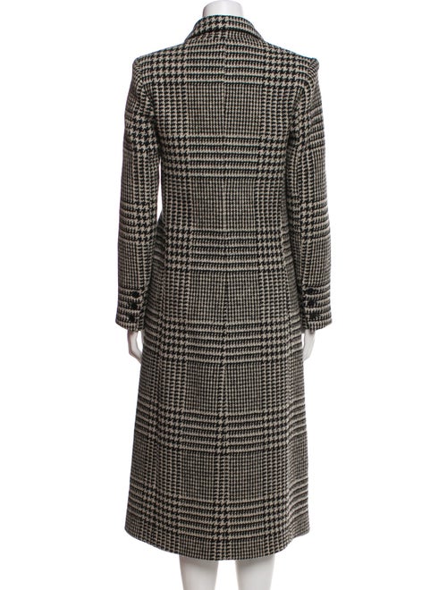 Reformation Linen Houndstooth Print Peacoat