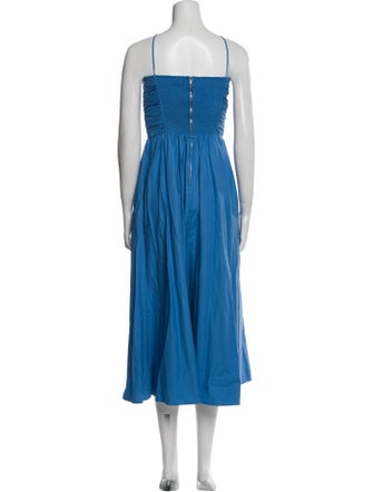 Reformation Square Neckline Long Dress