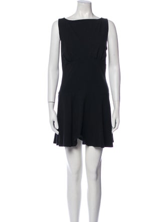 Reformation Bateau Neckline Mini Dress