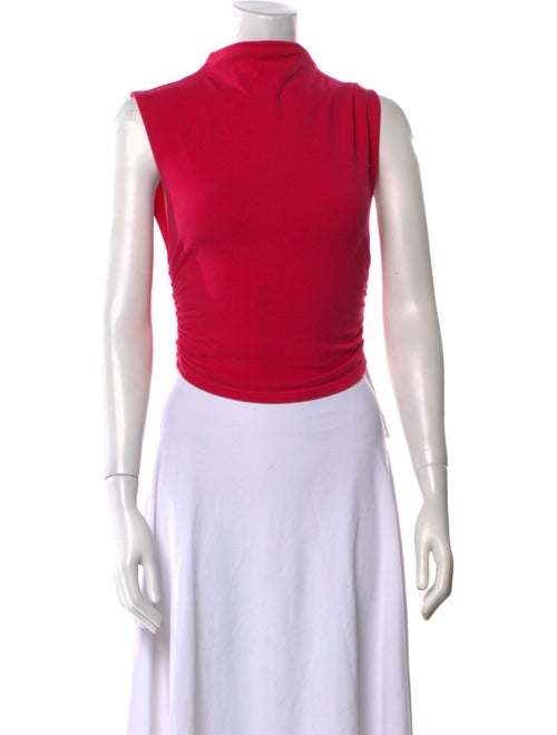 Reformation Bateau Neckline Sleeveless Crop Top