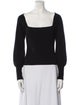 Reformation Wool Square Neckline Top