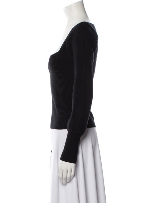 Reformation Wool Square Neckline Top