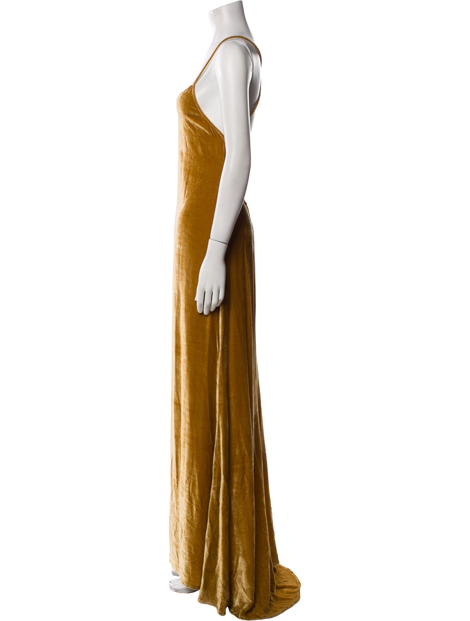 Reformation V-Neck Long Dress