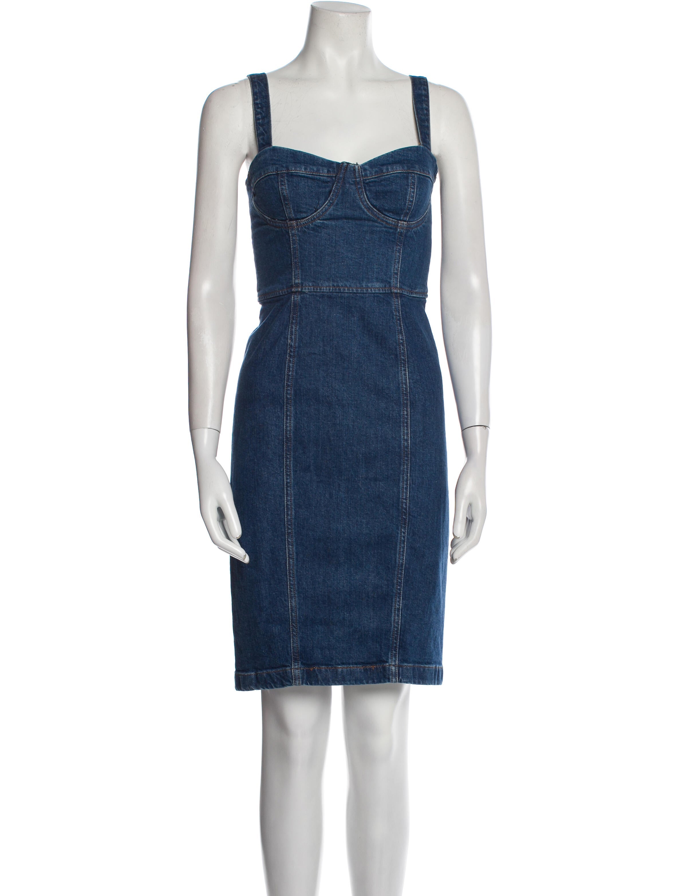 Reformation Square Neckline Mini Dress