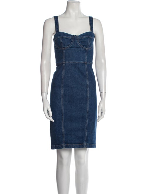 Reformation Square Neckline Mini Dress