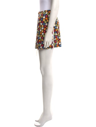 Reformation Floral Print Mini Skirt