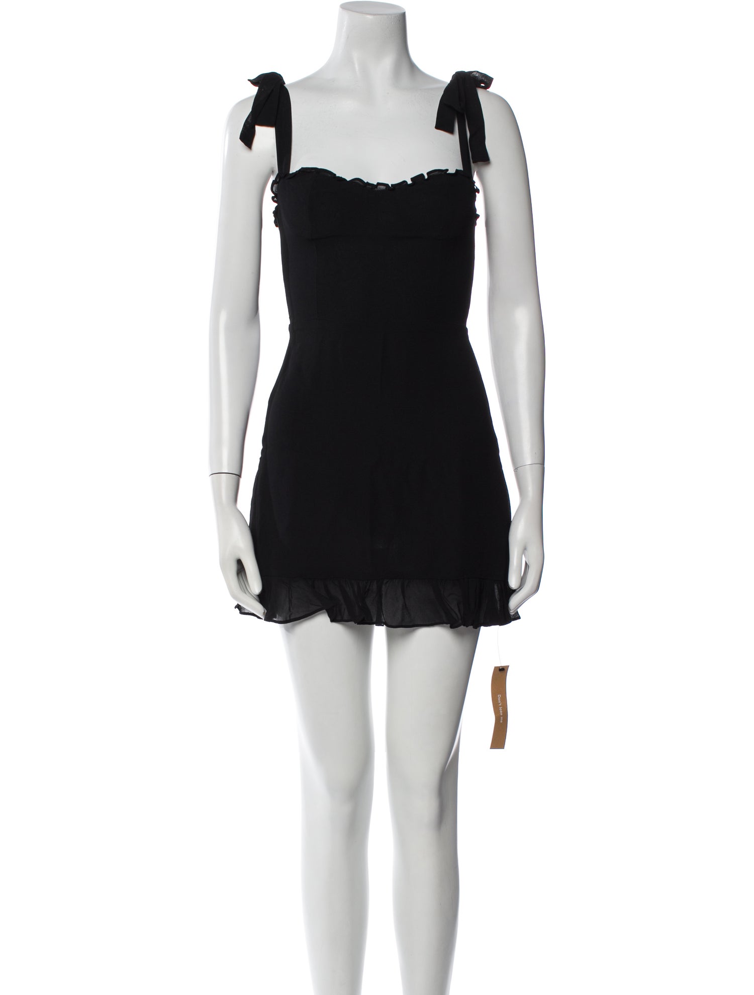 Reformation Square Neckline Mini Dress