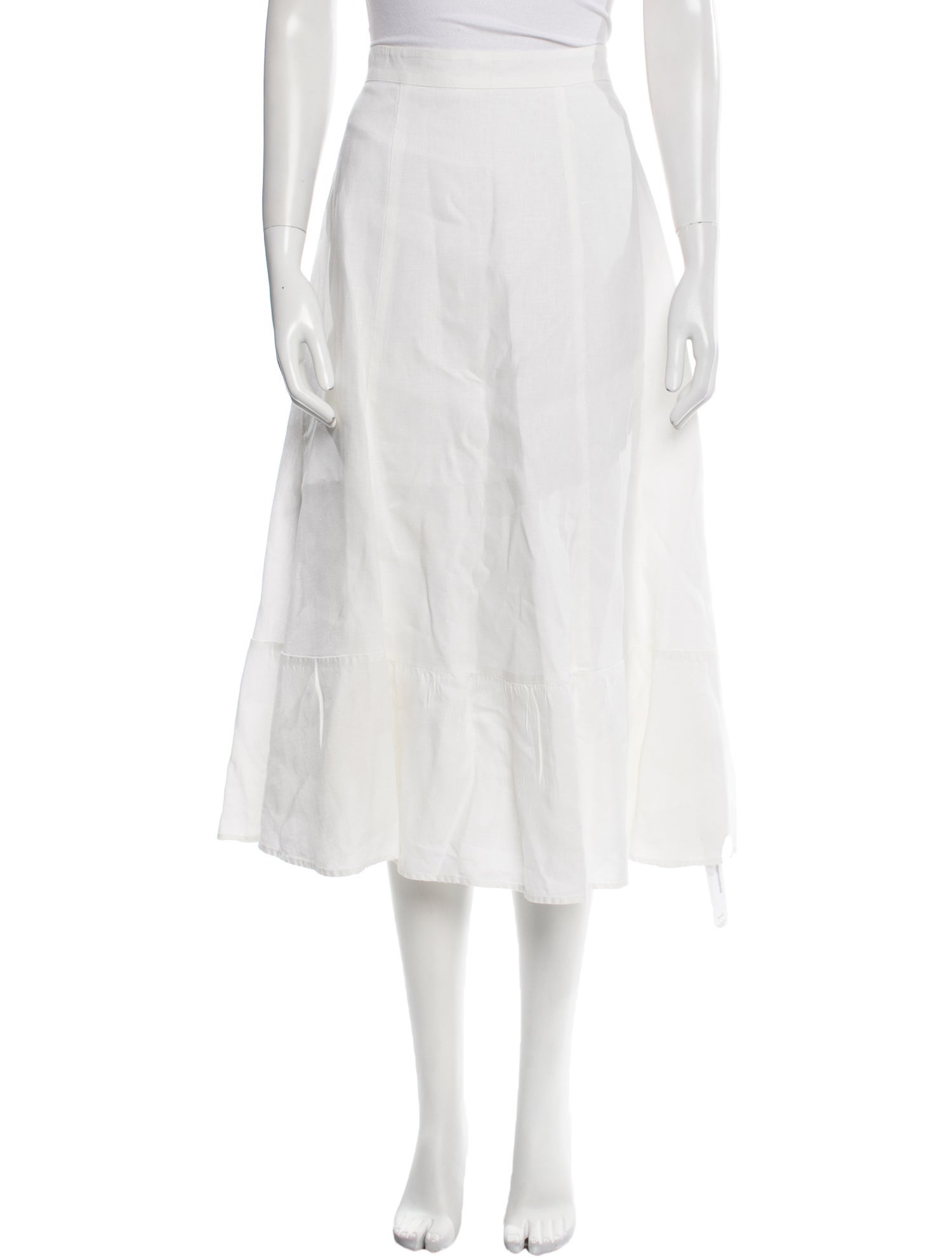 Reformation Linen Midi Length Skirt