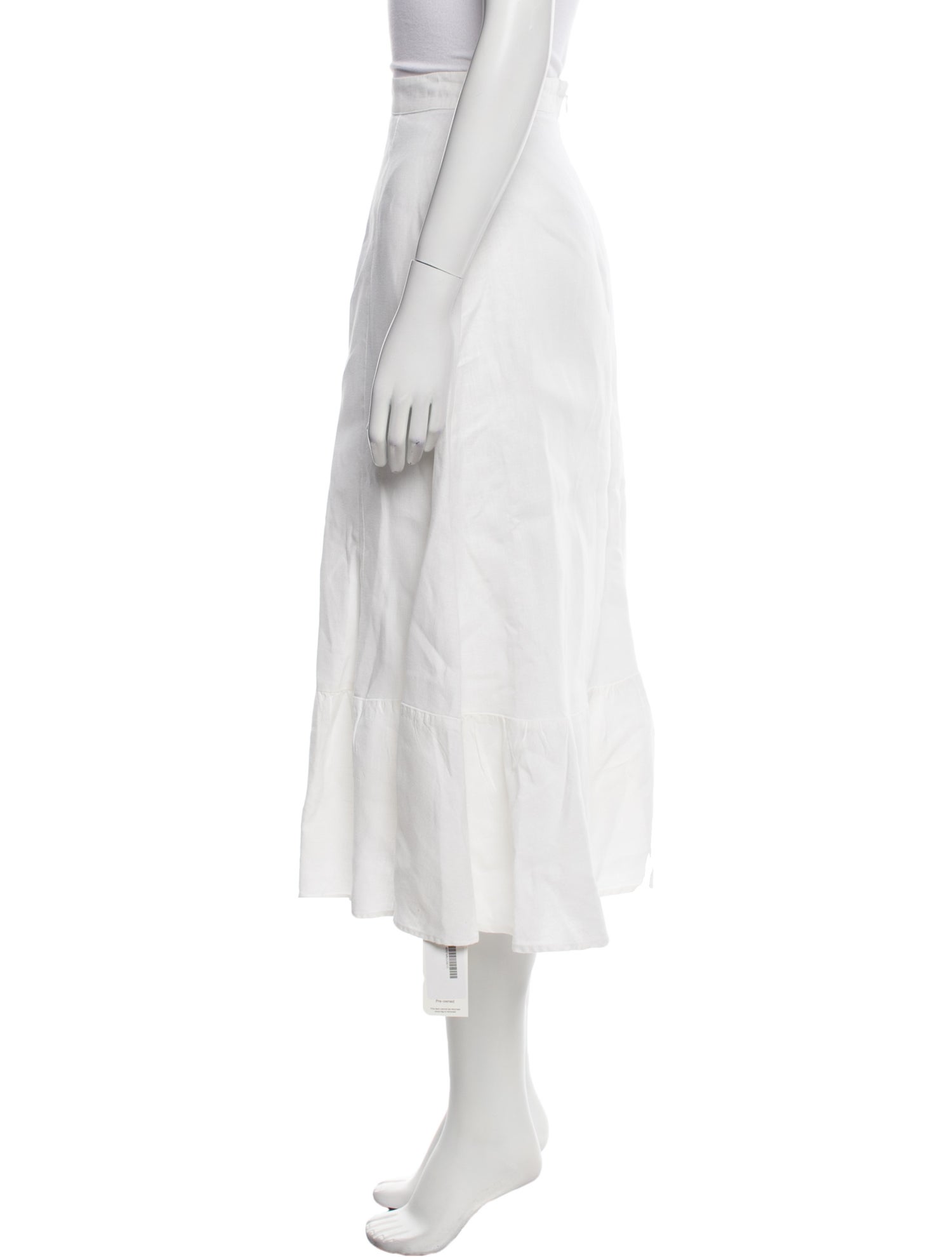 Reformation Linen Midi Length Skirt