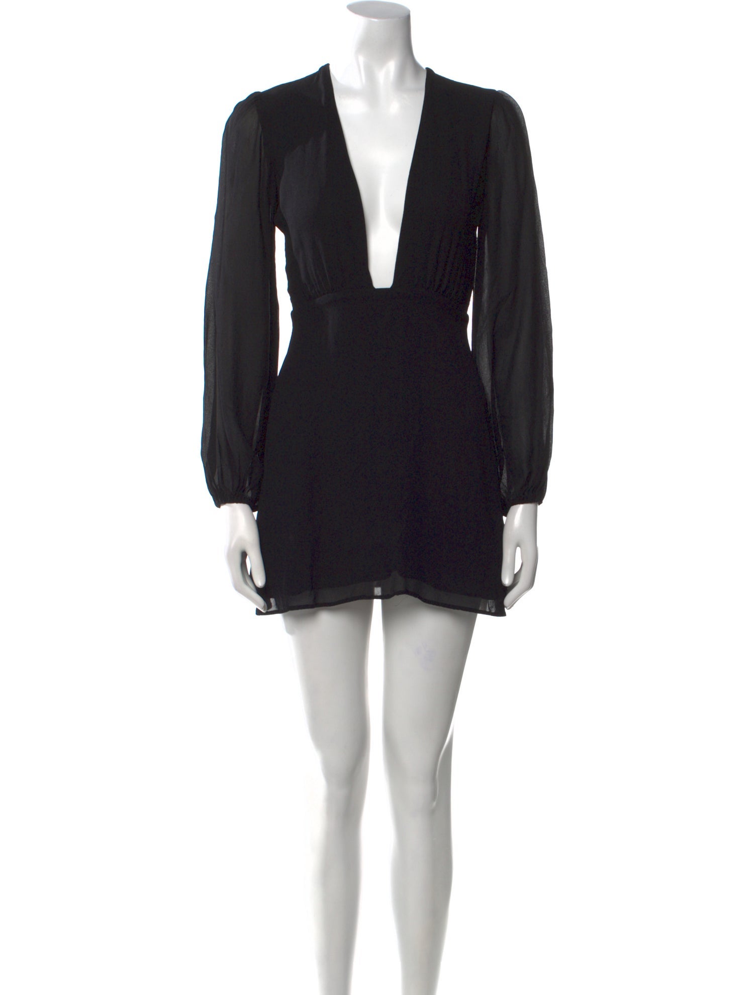 Reformation V-Neck Mini Dress