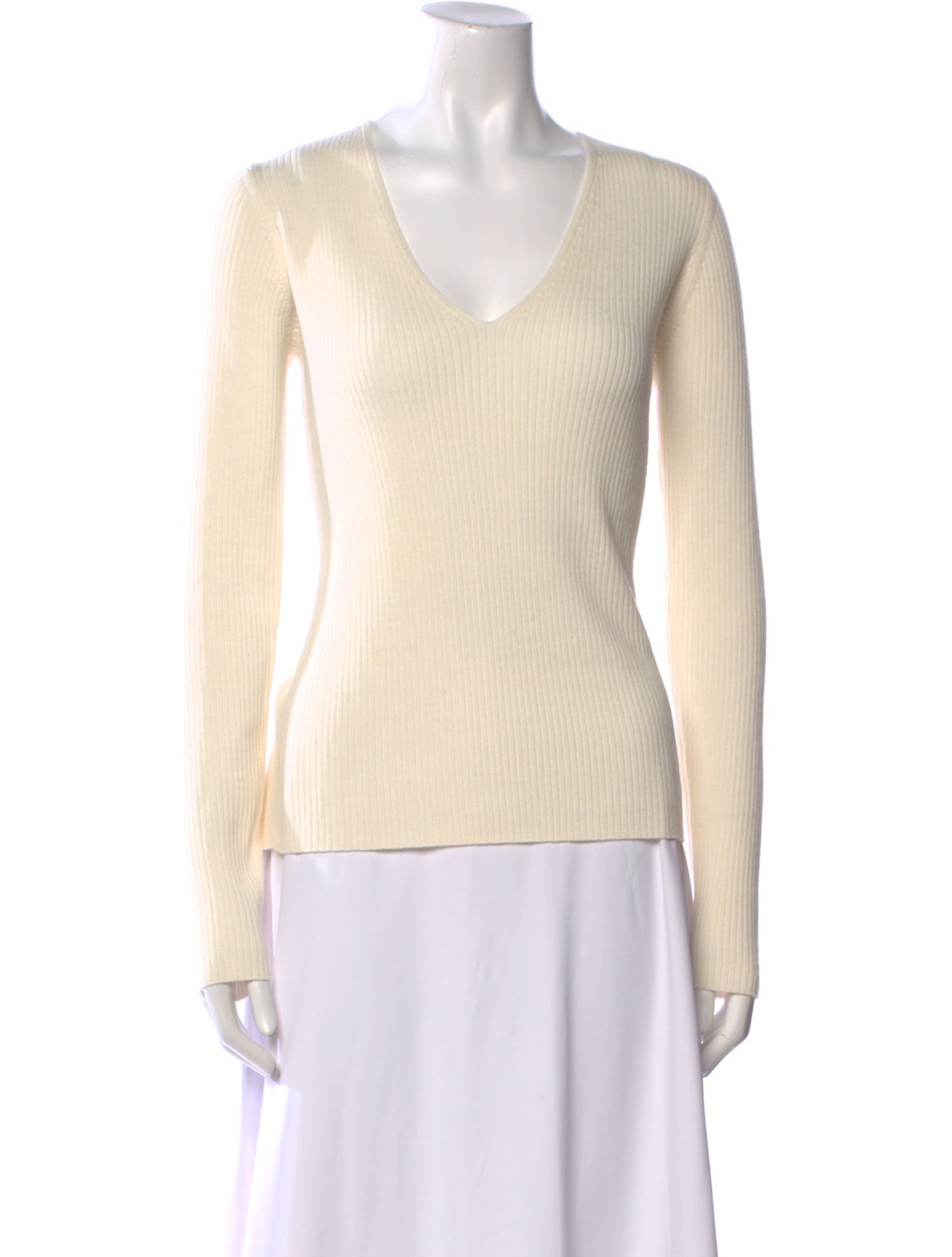 Reformation Wool V-Neck Sweater