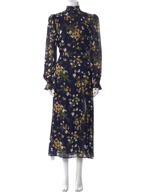 Reformation Floral Print Long Dress