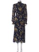Reformation Floral Print Long Dress