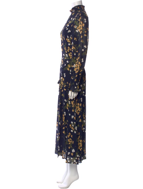 Reformation Floral Print Long Dress