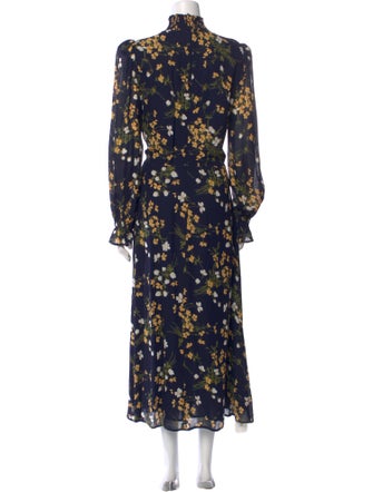 Reformation Floral Print Long Dress