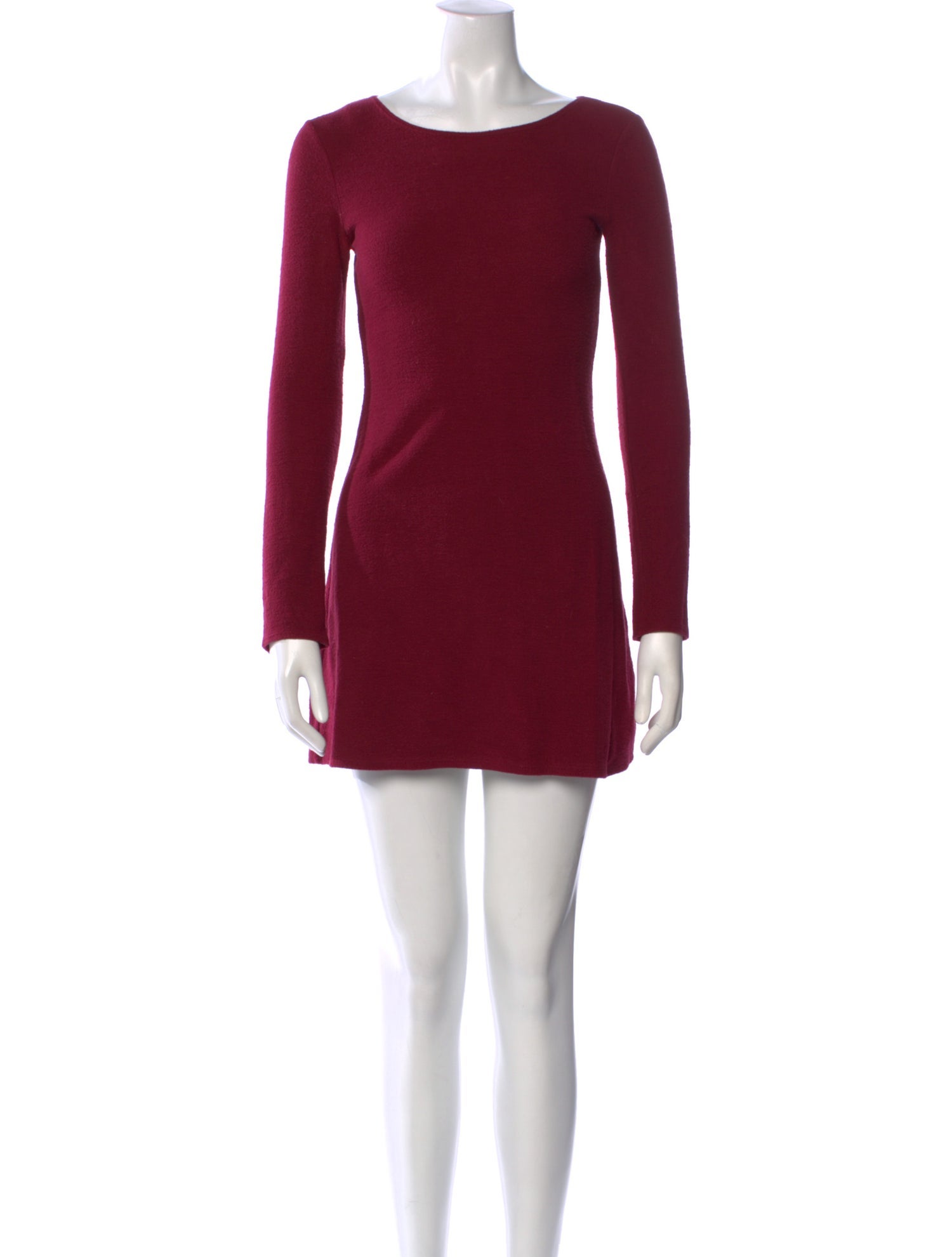 Reformation Bateau Neckline Mini Dress