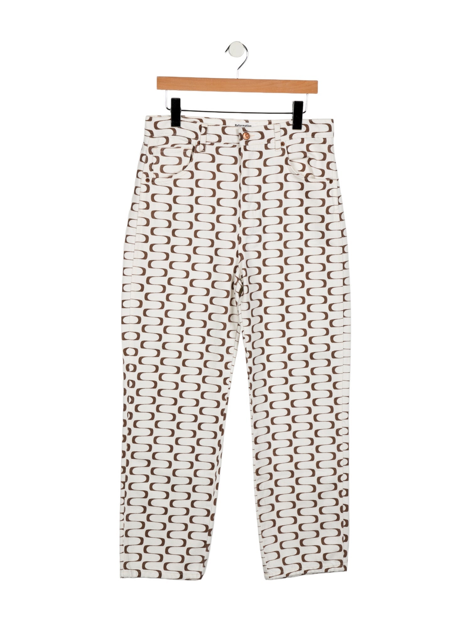 Reformation High-Rise Straight Leg Jeans