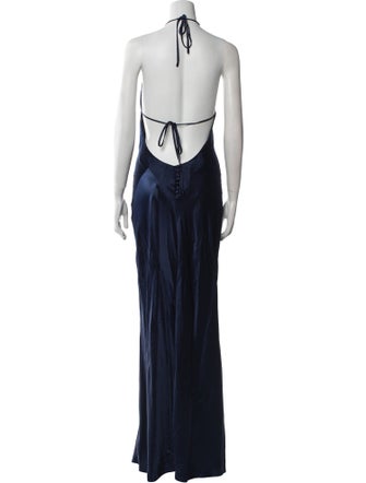 Reformation Silk Long Dress