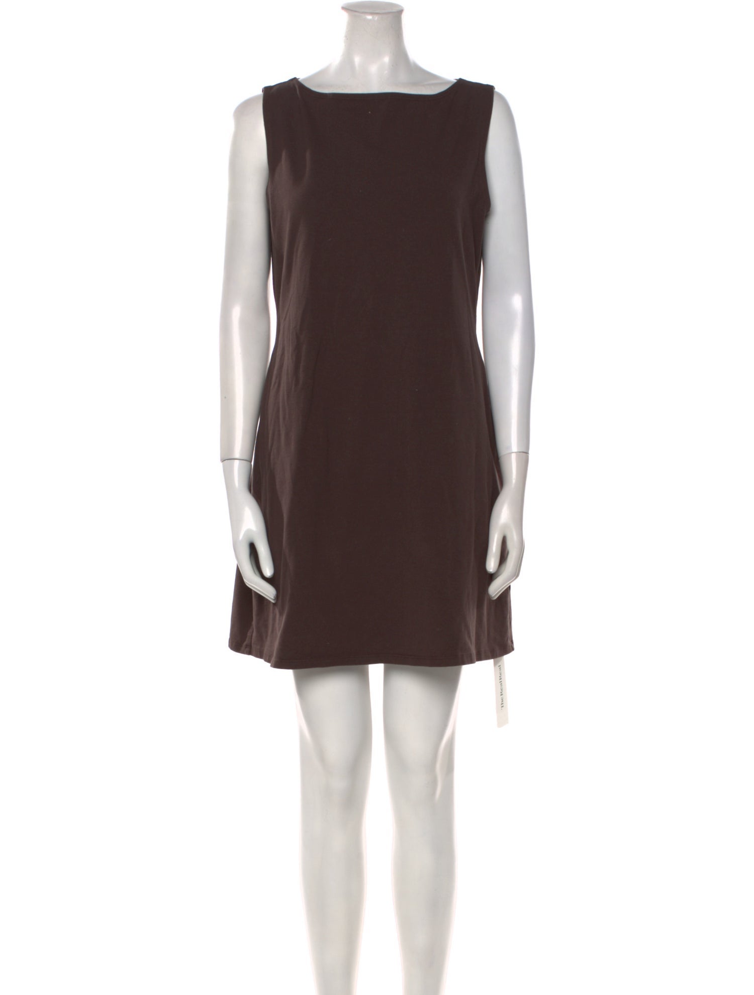 Reformation Bateau Neckline Mini Dress