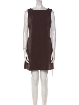 Reformation Bateau Neckline Mini Dress