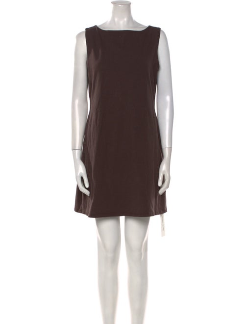 Reformation Bateau Neckline Mini Dress