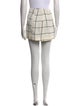Reformation Plaid Print Mini Skirt