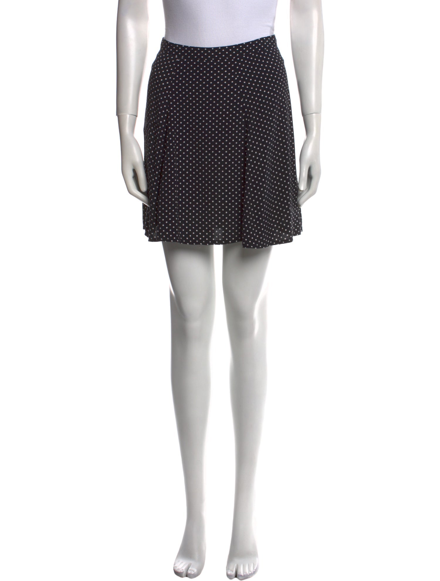 Reformation Polka Dot Print Mini Skirt