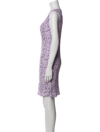 Reformation Floral Print Mini Dress