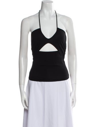Reformation Halterneck Sleeveless Top