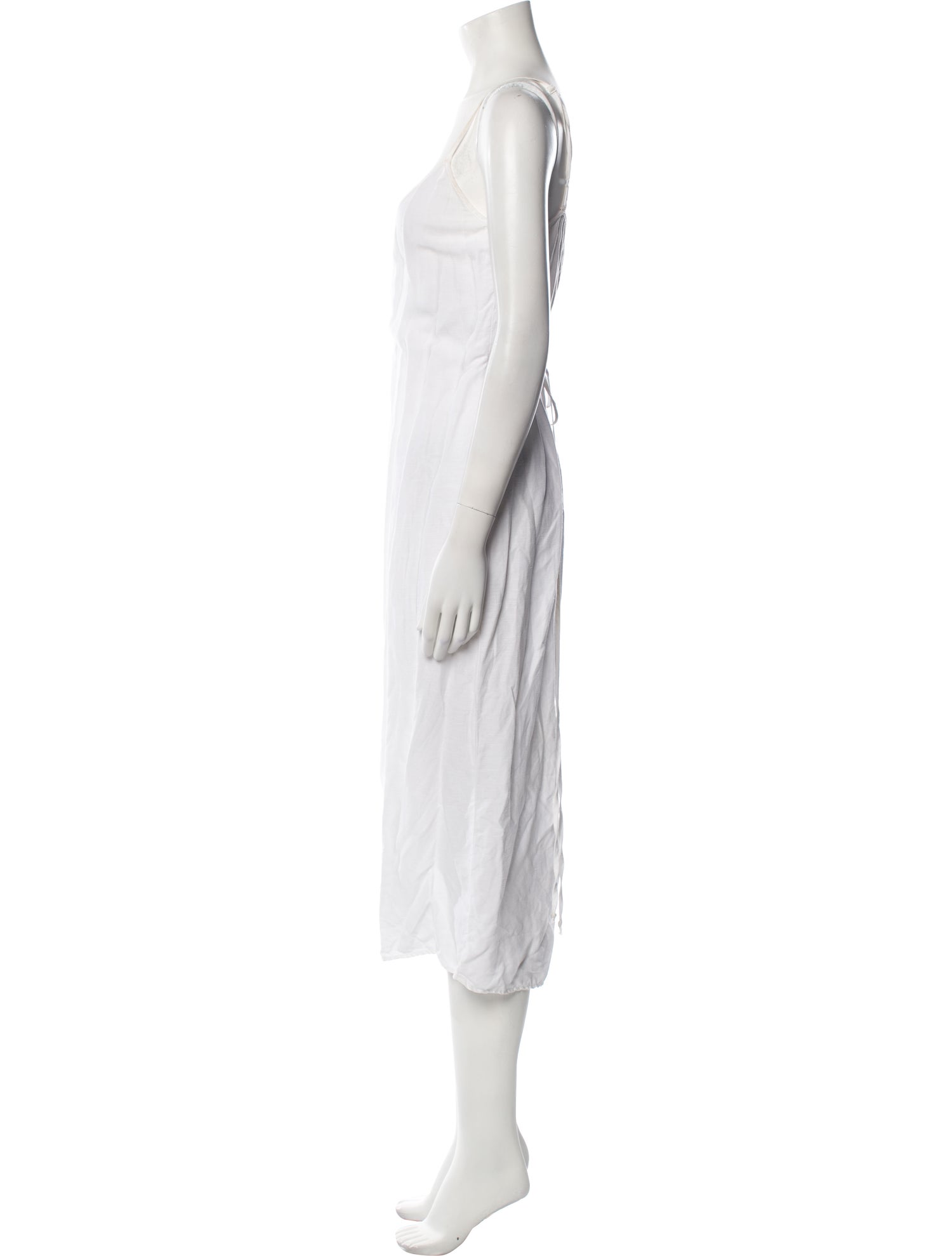 Reformation Linen Midi Length Dress