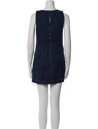 Reformation Bateau Neckline Mini Dress