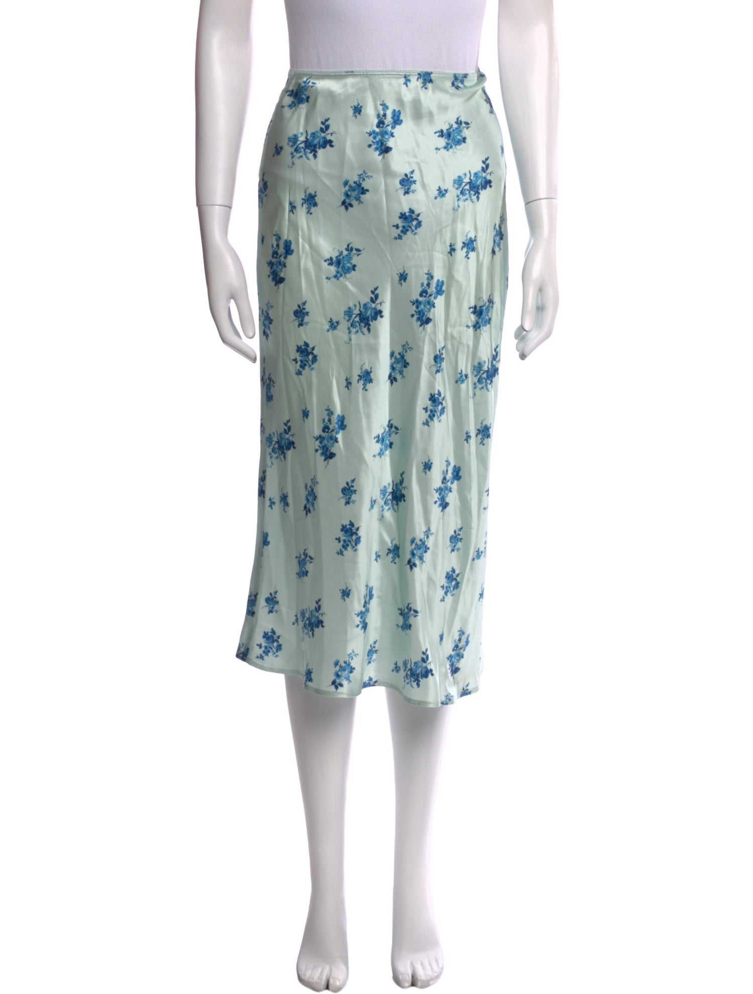 Reformation Silk Midi Length Skirt w/ Tags