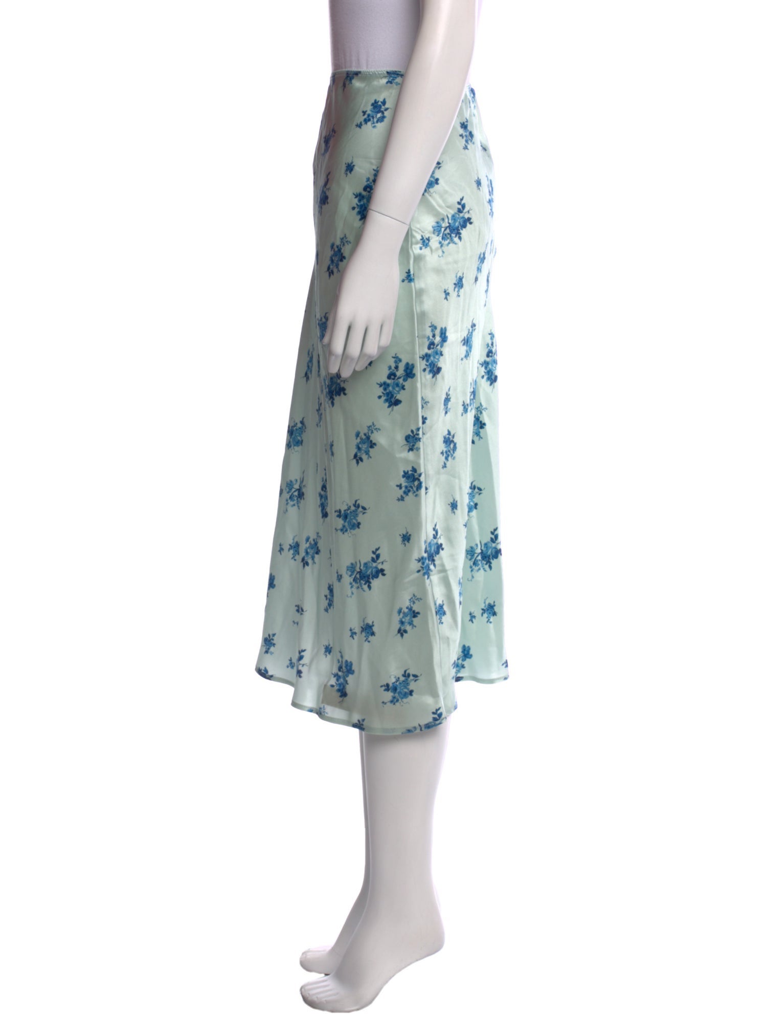 Reformation Silk Midi Length Skirt w/ Tags