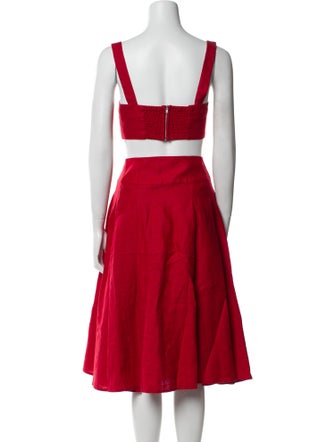 Reformation Linen Skirt Set