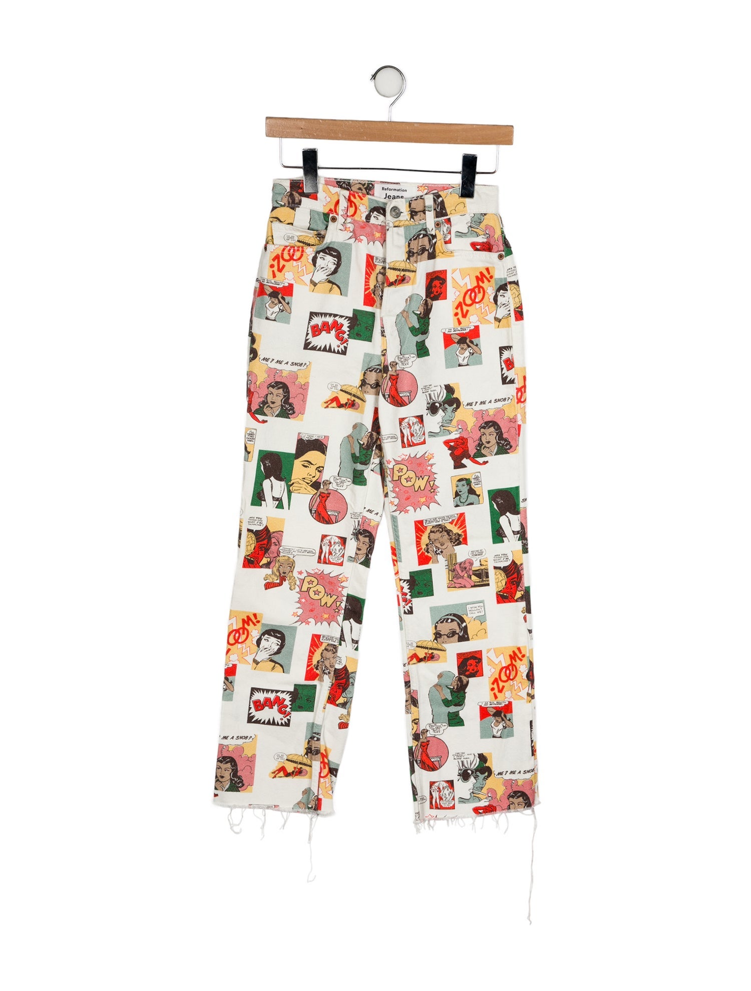 Reformation Mid-Rise Straight Leg Jeans