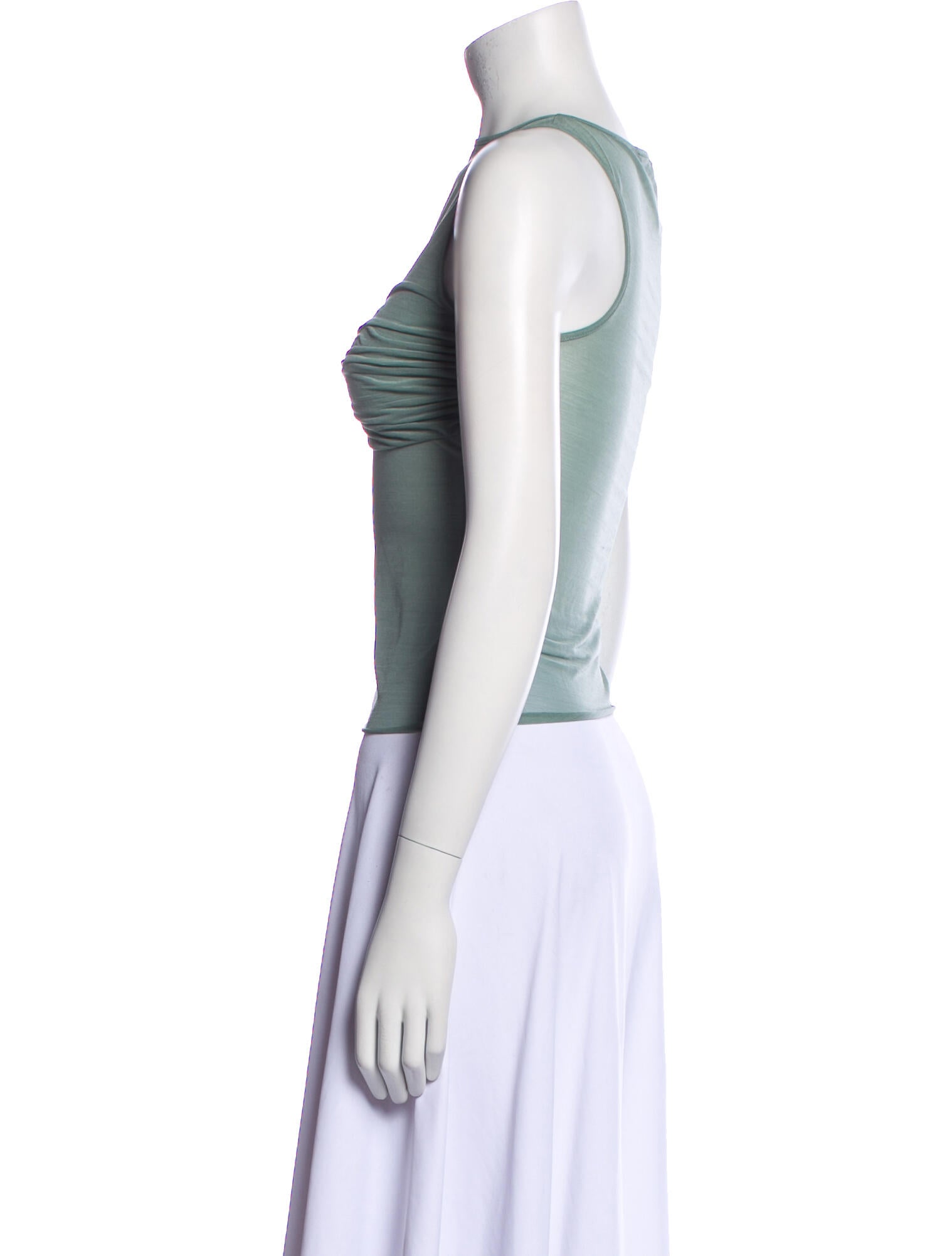 Reformation Bateau Neckline Sleeveless Top