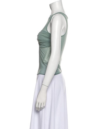 Reformation Square Neckline Sleeveless Crop Top