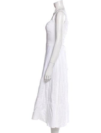 Reformation Linen Midi Length Dress
