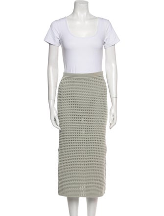 Reformation Cashgora Lace Pattern Skirt Suit