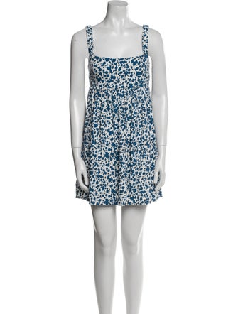 Reformation Floral Print Mini Dress