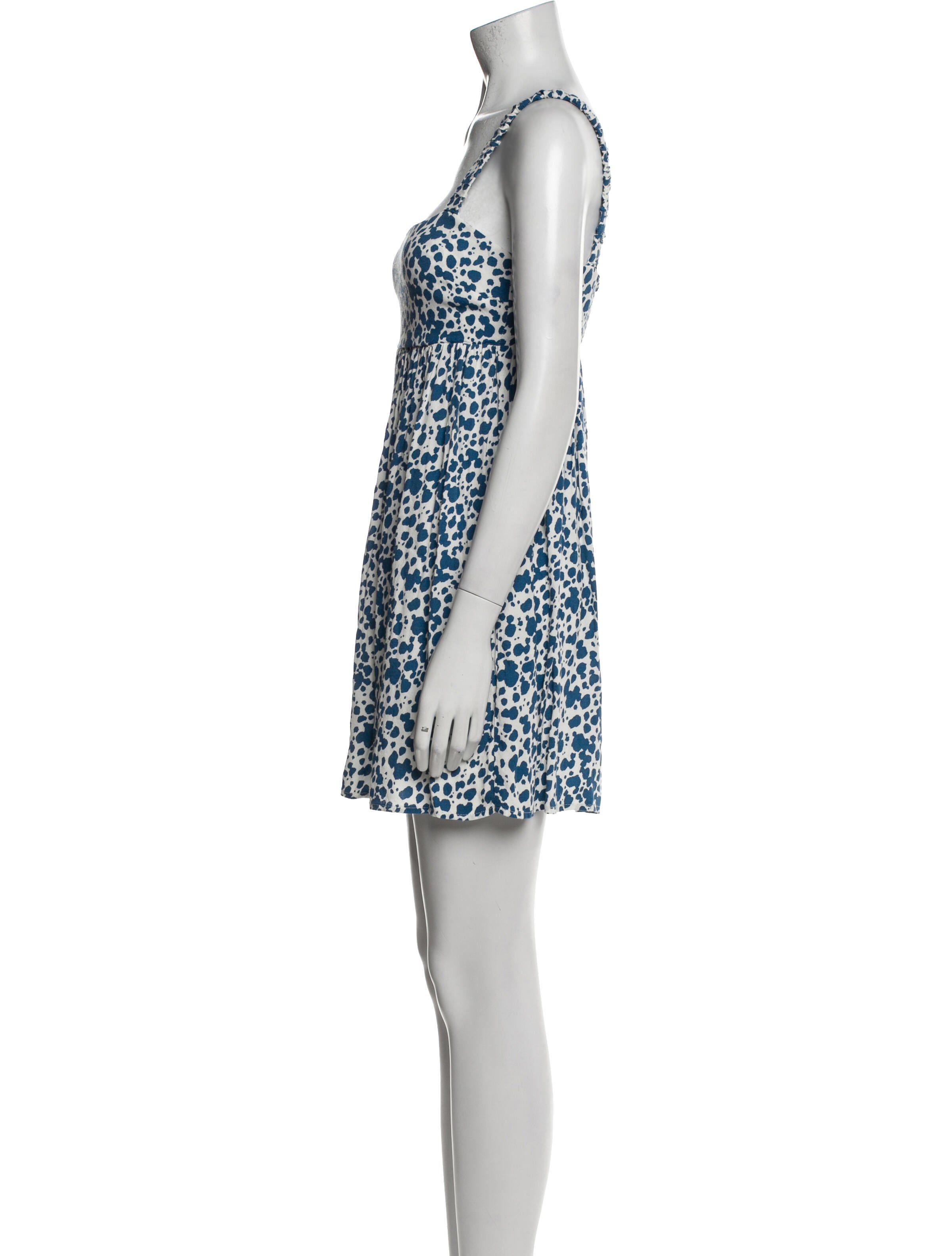 Reformation Floral Print Mini Dress