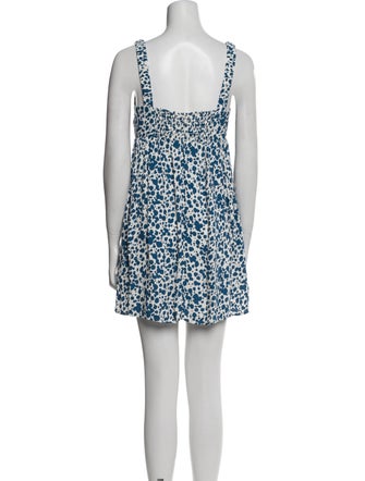Reformation Floral Print Mini Dress