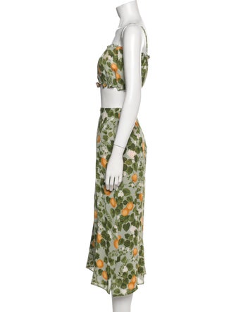 Reformation Printed Skirt Set