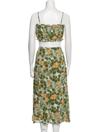Reformation Printed Skirt Set