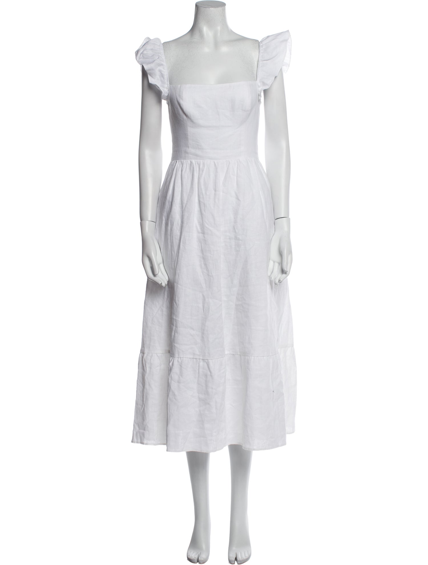 Reformation Linen Long Dress