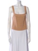 Reformation Square Neckline Sleeveless Crop Top